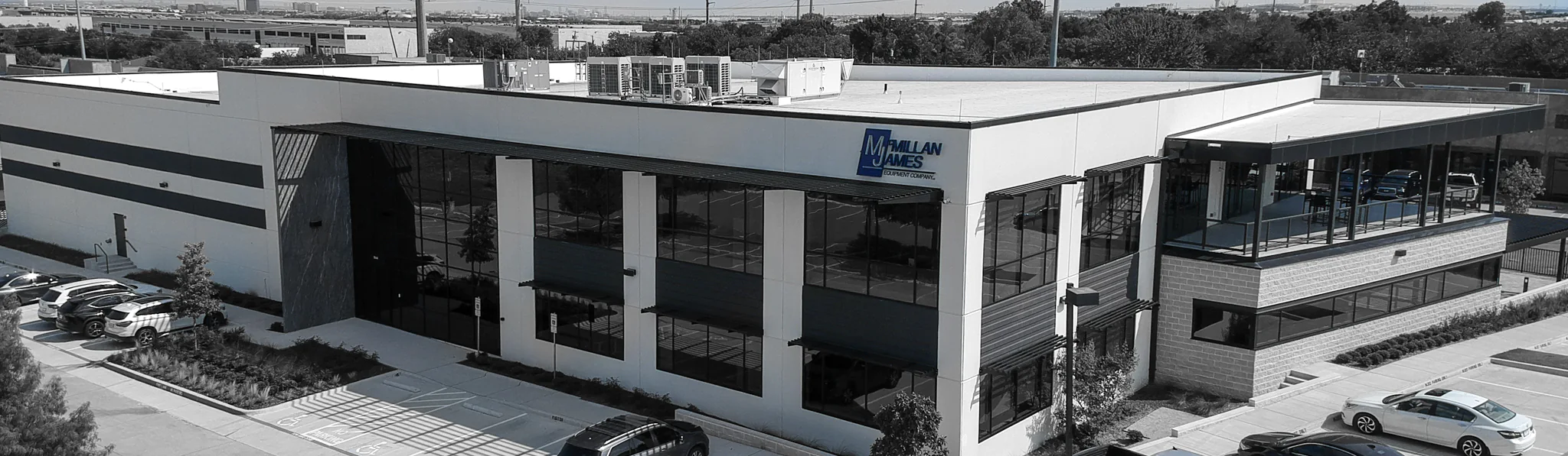 MJEC aerial building photo
